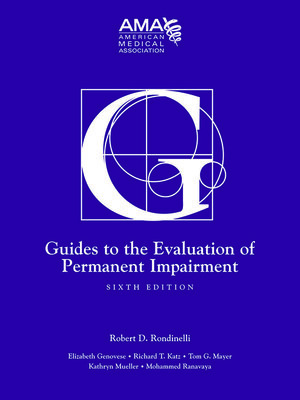 cover image of Guides to the Evaluation of Permanent Impairment